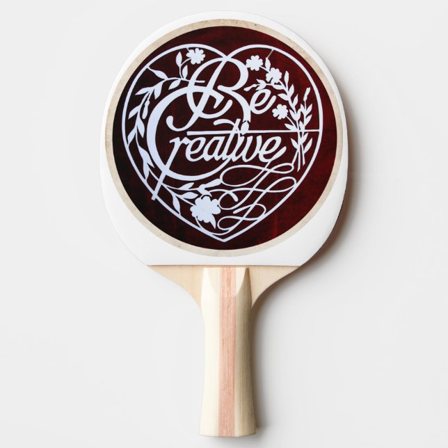 Raquette De Ping Pong Soyez Créatif Ping Pong Paddle (Devant)