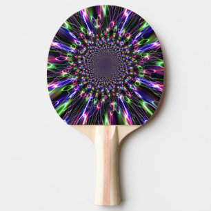 Raquette De Ping Pong Spectaculaire Arc en Ciel 2 Ping Paddle