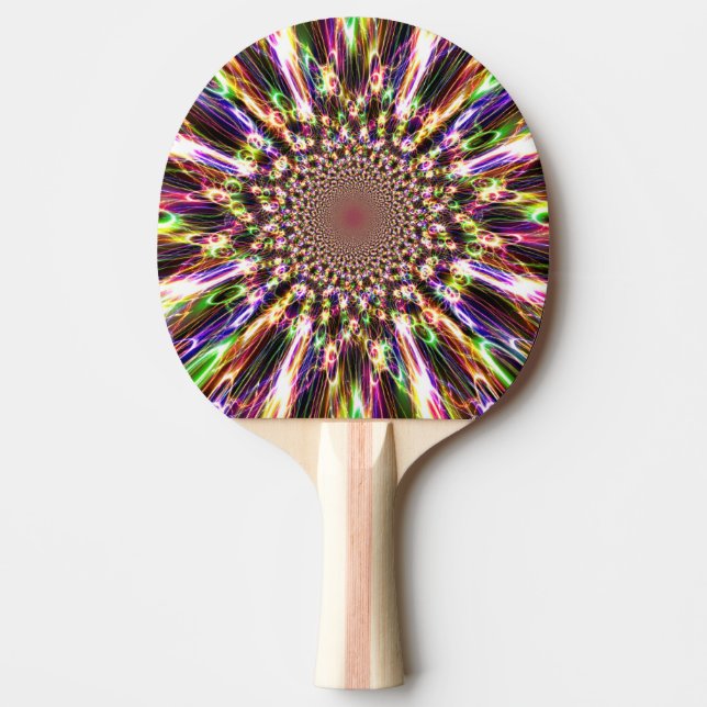 Raquette De Ping Pong Spectaculaire Ping Ping Arc En Ciel (Devant)