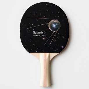 Raquette De Ping Pong Spoutnik 1 Satellite terrestre