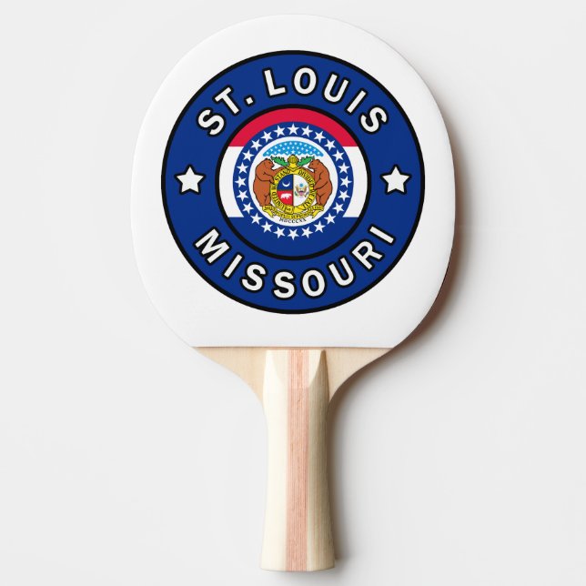 Raquette De Ping Pong St. Louis Missouri (Devant)