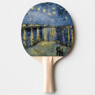 Raquette De Ping Pong Starry Night Vincent van Gogh