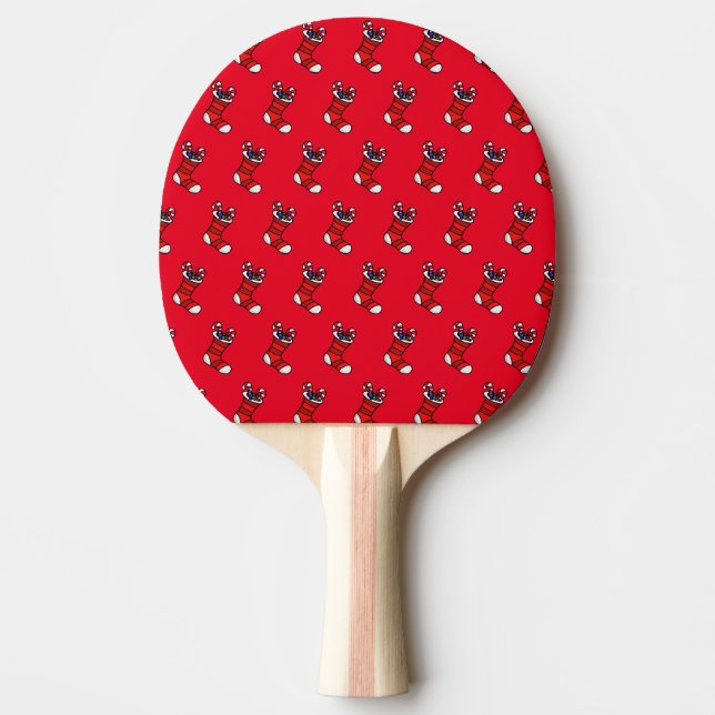Raquette De Ping Pong Stockage de Noël (Devant)