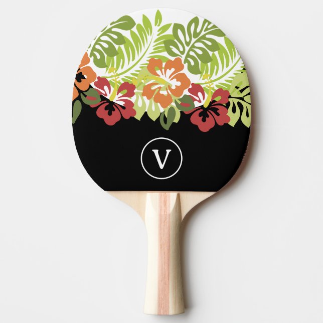 Raquette De Ping Pong Style Tropical Fun (Devant)