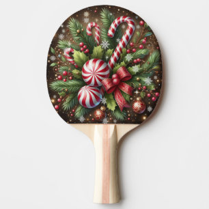 Raquette De Ping Pong Sucre de canne classique / menthe poivrée verdure 