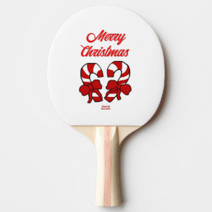 Raquette De Ping Pong Sucres de canne de Noël Ping Pong Paddle