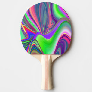 Raquette De Ping Pong Summerfeel, Rainbowart 3D Abstrait