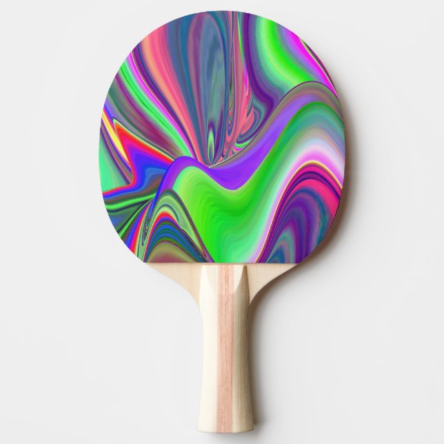Raquette De Ping Pong Summerfeel, Rainbowart 3D Abstrait (Devant)