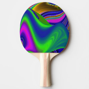 Raquette De Ping Pong Summerrainbow, Rainbowart 3D Abstrait