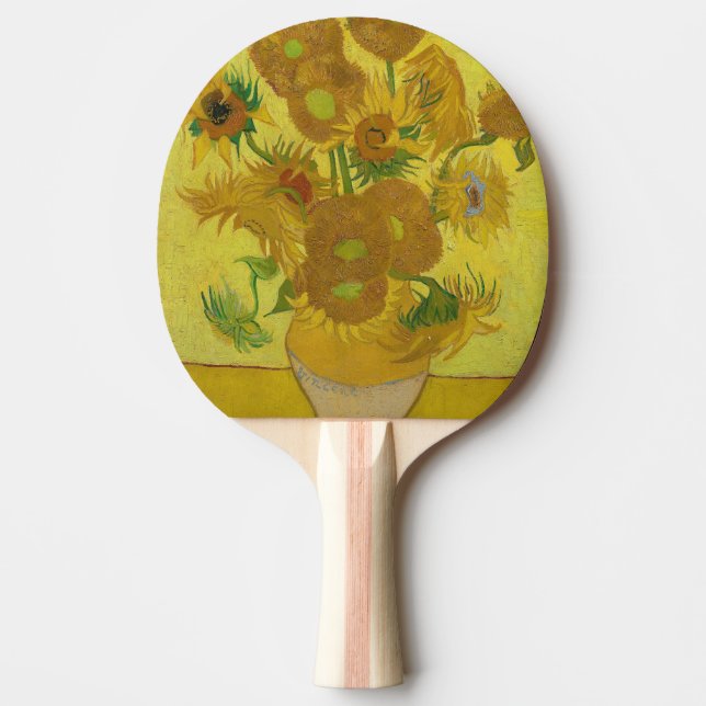 Raquette De Ping Pong Sunflowers (série) Vincent van Gogh (Devant)