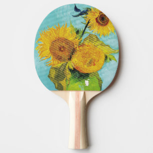 Raquette De Ping Pong Sunflowers Vincent van Gogh