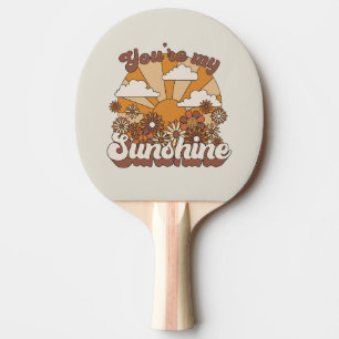 Raquette De Ping Pong Super rétro   Vous êtes mon soleil