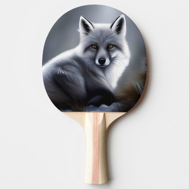 Raquette De Ping Pong Superbe Renard Artique (Devant)
