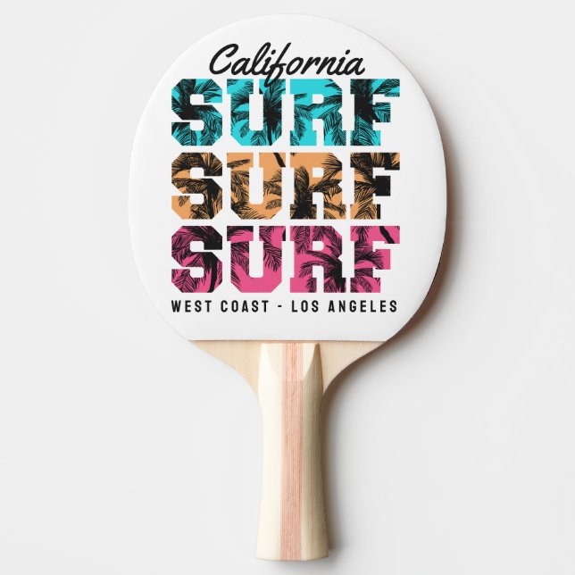 Raquette De Ping Pong Surf Dreams : California Sunset Edition (Devant)