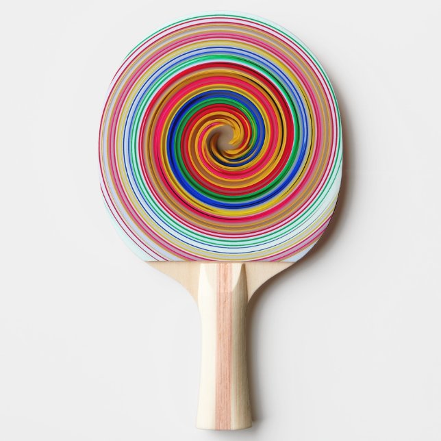 Raquette De Ping Pong Swirts arc-en-ciel (Devant)