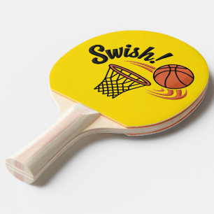 Raquette De Ping Pong Swish Slam Dunk : Style de basket-ball Vintage