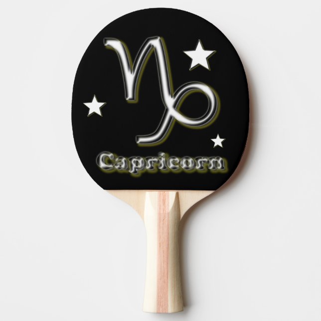 Raquette De Ping Pong Symbole Capricorne (Devant)