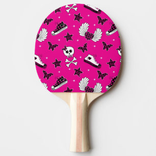 Raquette De Ping Pong Symboles d'Emo