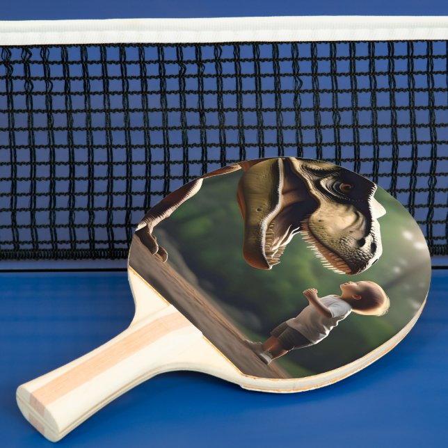 Raquette De Ping Pong T-rex Faites Face À Vos Craintes, (Insitu)