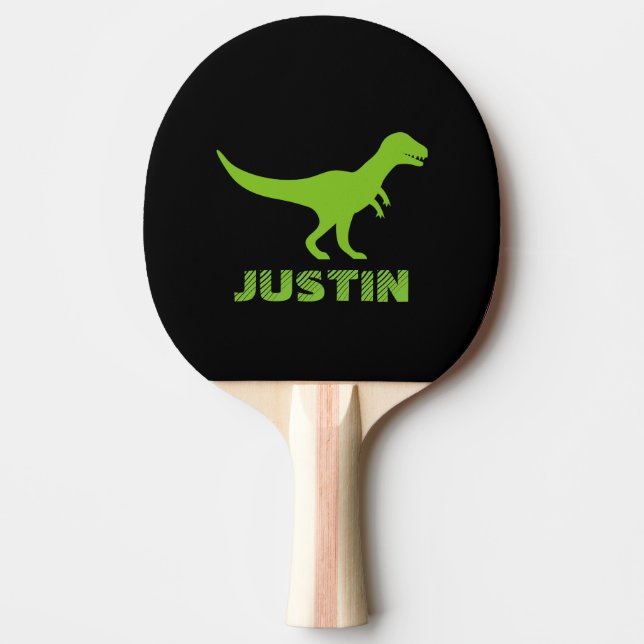 Raquette De Ping Pong T rex pagaies de ping-pong dinosaures pour ping-po (Devant)