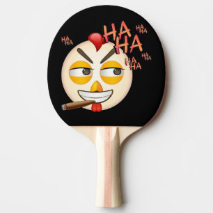Raquette De Ping Pong T-Shirt Emoji de Rire