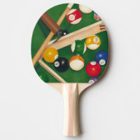 Table de billard Lifelike avec boules et craie