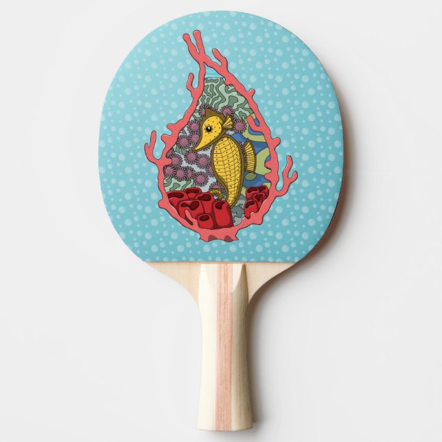 Raquette De Ping Pong Tanga le Paddle de Ping Pong Hippocampe (Devant)
