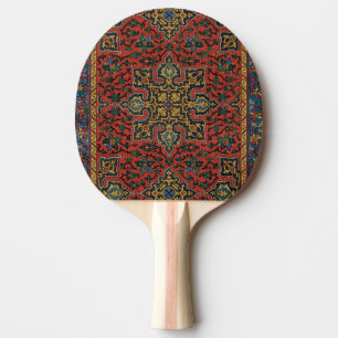Raquette De Ping Pong Tapis Persan Rouge Bleu Classique