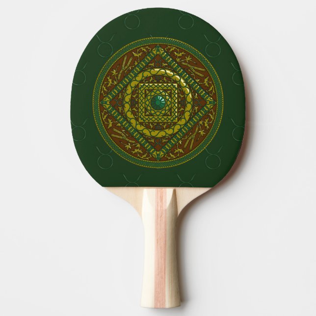 Raquette De Ping Pong Taurus Mandala Ping Pong Paddle (Devant)