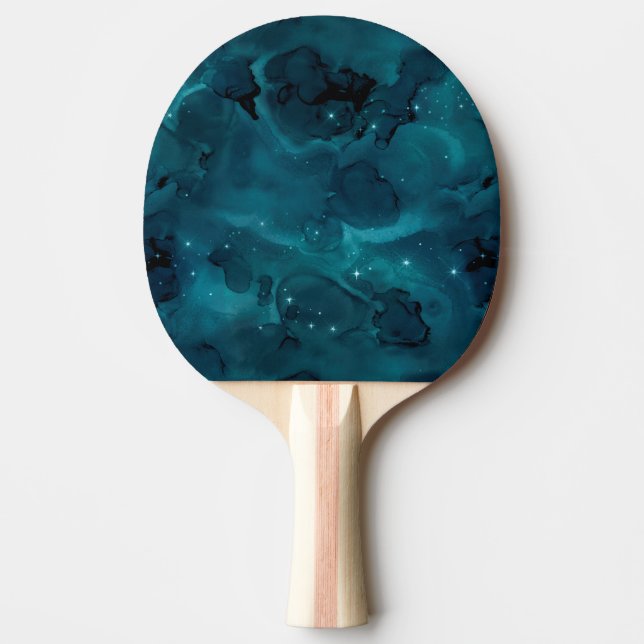 Raquette De Ping Pong Teal Galaxy Series Design 5 (Devant)