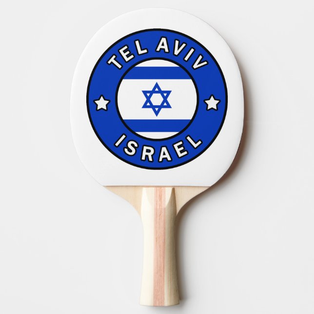 Raquette De Ping Pong Tel Aviv Israël (Devant)