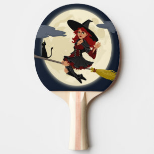 RAQUETTE DE PING PONG TÉMOIN HALLOWEEN REDHEADED
