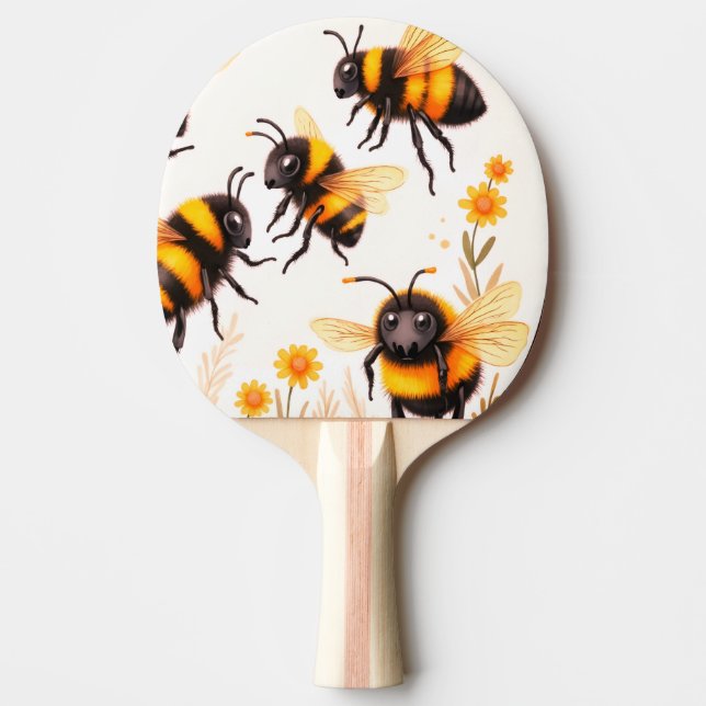 Raquette De Ping Pong Temps d'abeille bourdonnante (Devant)