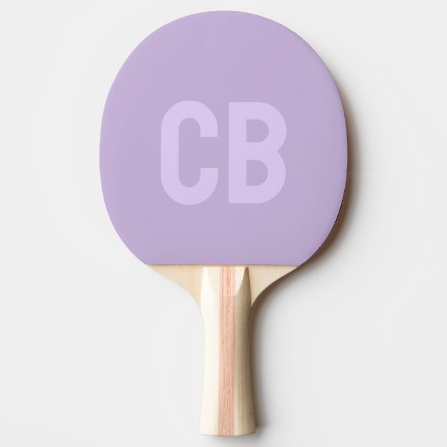 Raquette De Ping Pong Tendance Couleur Douce Violet Ping Pong Paddle (Devant)