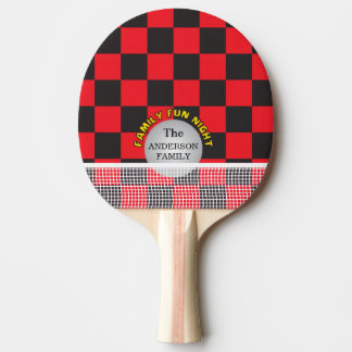 Raquette De Ping Pong Tennis de table, Jeux de famille, Damier