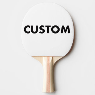 Raquette De Ping Pong Tennis de table personnalisé en NOIR