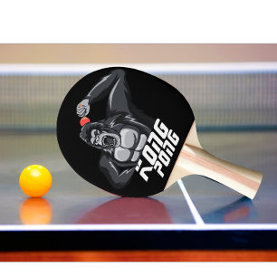 Raquette De Ping Pong Tennis de Table Personnalisé Moderne Angry Gorilla