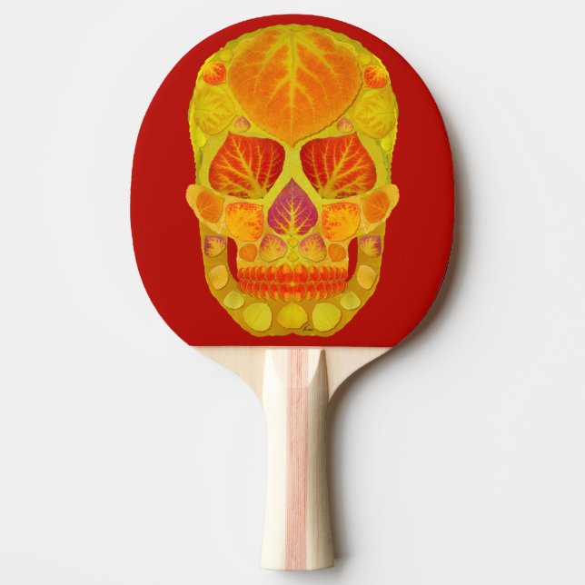 Raquette De Ping Pong Tête de feuille d'aspect 13 (Devant)