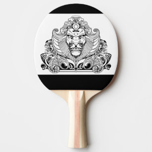 Raquette De Ping Pong tête de lion
