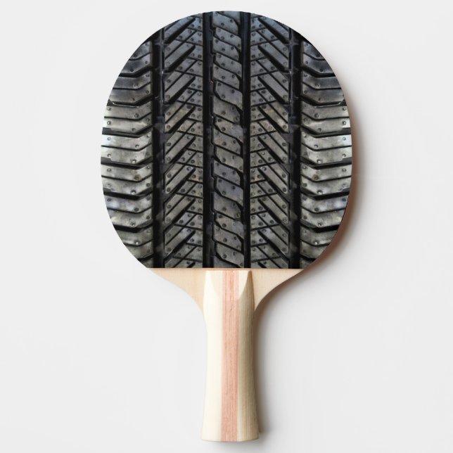 Raquette De Ping Pong Texture automobile en caoutchouc (Devant)
