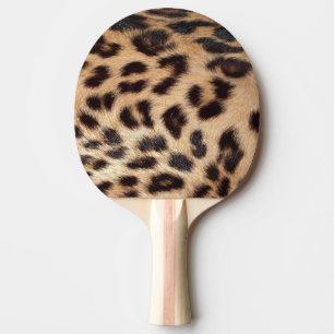 Raquette De Ping Pong texture empreinte de léopard
