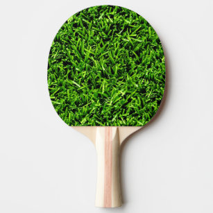 Raquette De Ping Pong Texture réaliste de l'herbe photo Funny vert brill