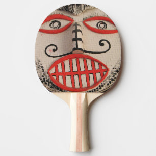 Raquette De Ping Pong Thai Ghost Face, Festival Phi Ta Khon Mask, Loei