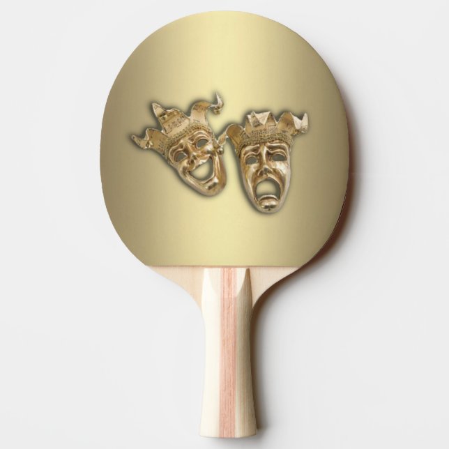 Raquette De Ping Pong Théâtre comique et tragique (Dos)