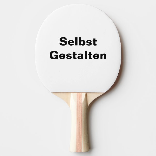 Raquette De Ping Pong Tischtennisschläger Selbst Gestalten - (Devant)