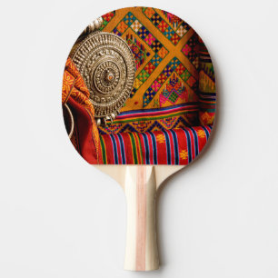 Raquette De Ping Pong Tissus, Bhoutan