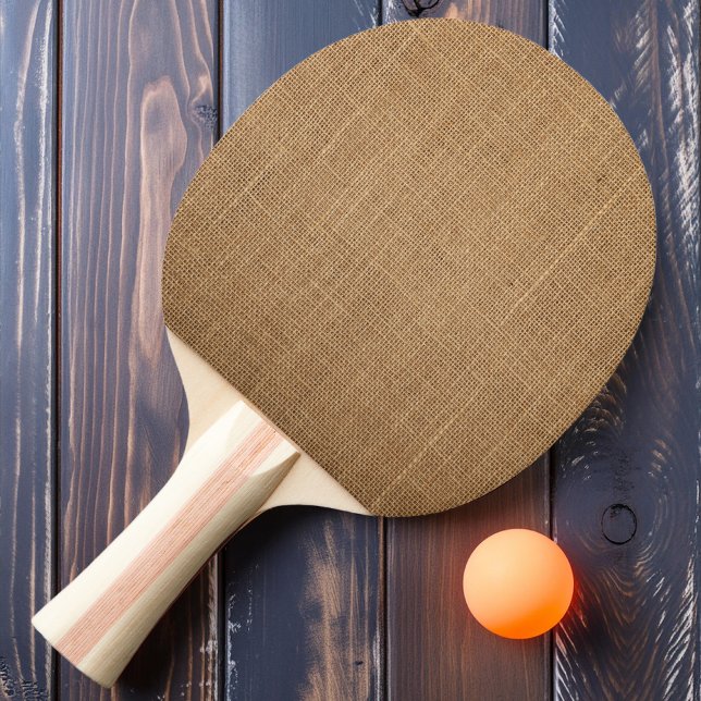 Raquette De Ping Pong Toile de jute marron   (Créateur téléchargé)