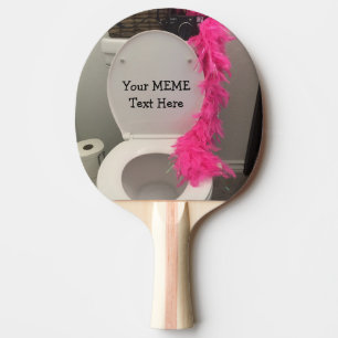 Raquette De Ping Pong Toilette Bowl Funny Creer un MEME