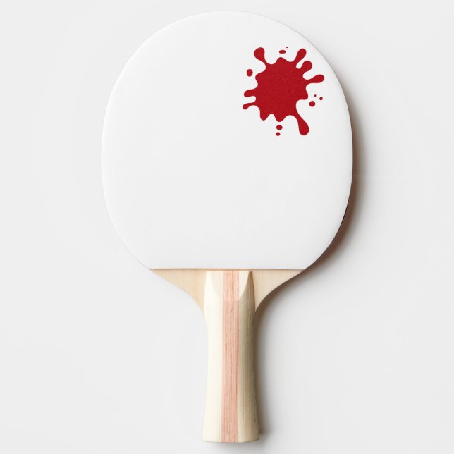 Raquette De Ping Pong Tomato Red Splash Custom Ping-Pong Paddle (Devant)