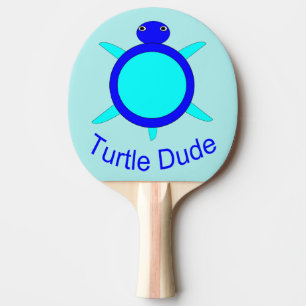 Raquette De Ping Pong Tortue Bleue Lumineuse Ping Pong Paddle